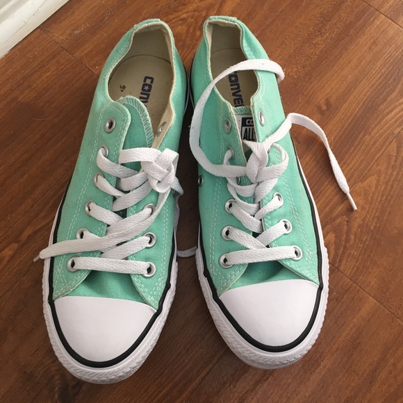 turquoise converse